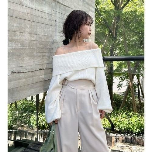 ☆新品タグ付未使用/2023AW/定価17,600円/FRAY I.D/ パフスリーブオフ