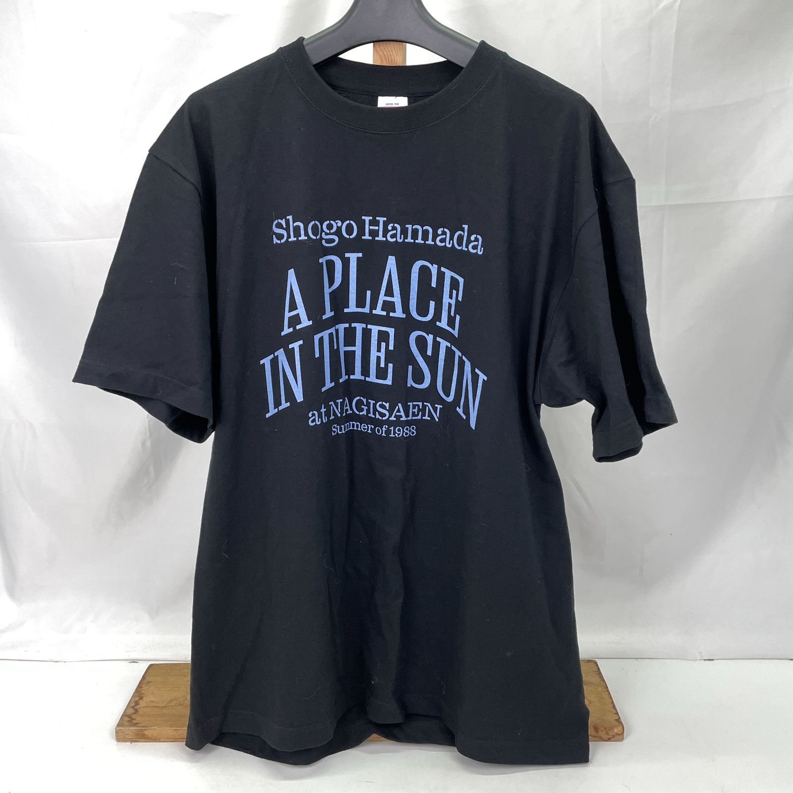 01m312 浜田省吾Tシャツ A PLACE IN THE SUN 渚園 サイズXL 黒 