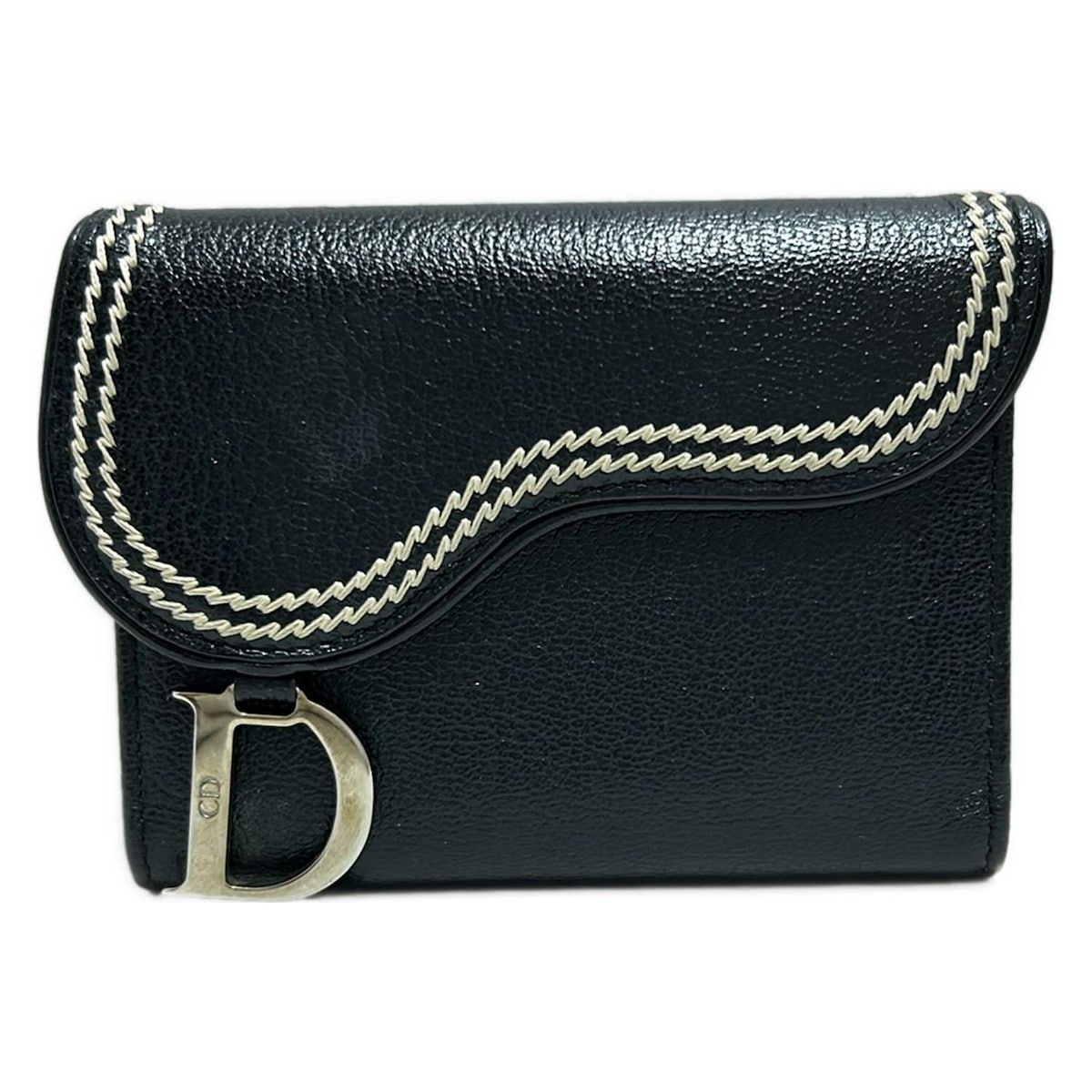 DIOR|ChristianDior ディオール|クリスチャンディオール 名刺入れ - 黒 レザー