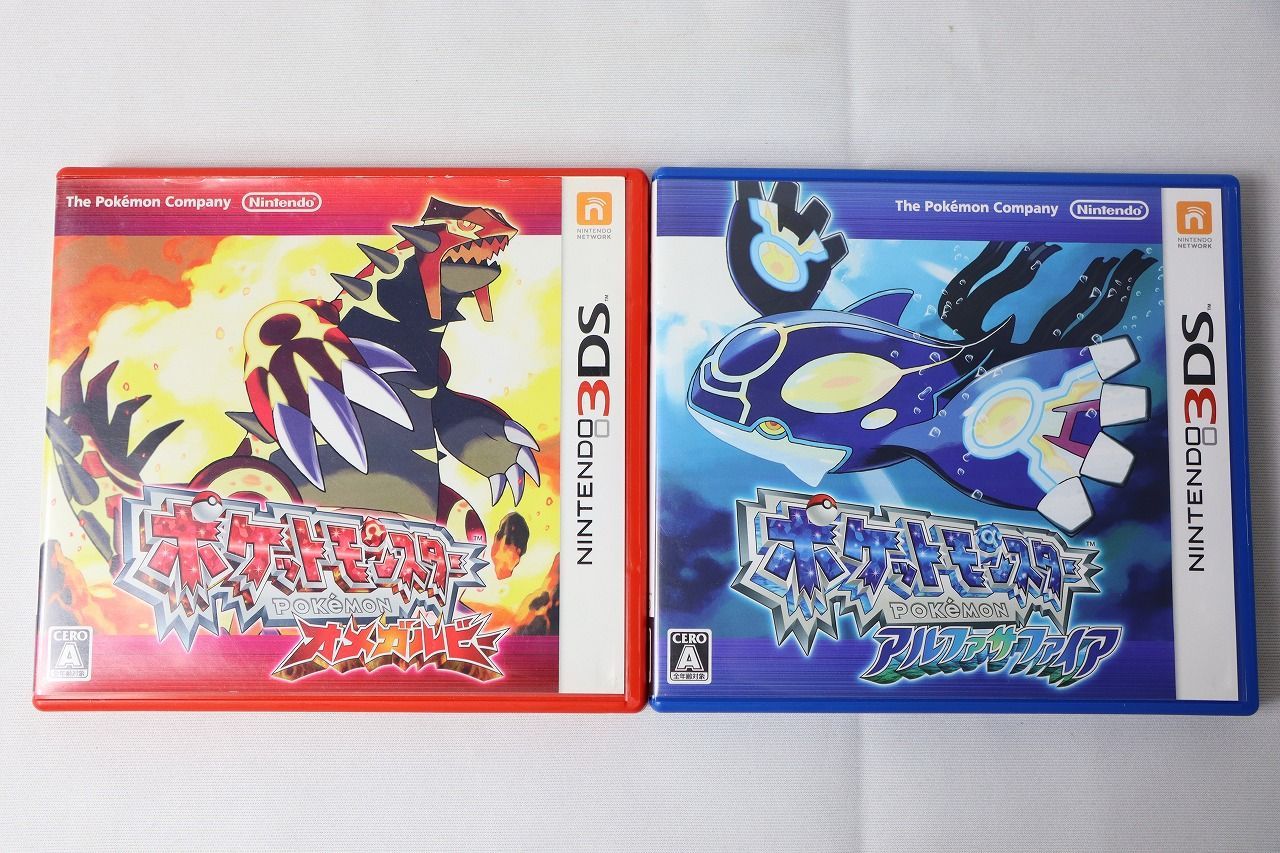 【現金特価】 ◇ポケットモンスター 2本 アルファサファイア オメガルビー 3DS ニンテンドー3DS/2DS