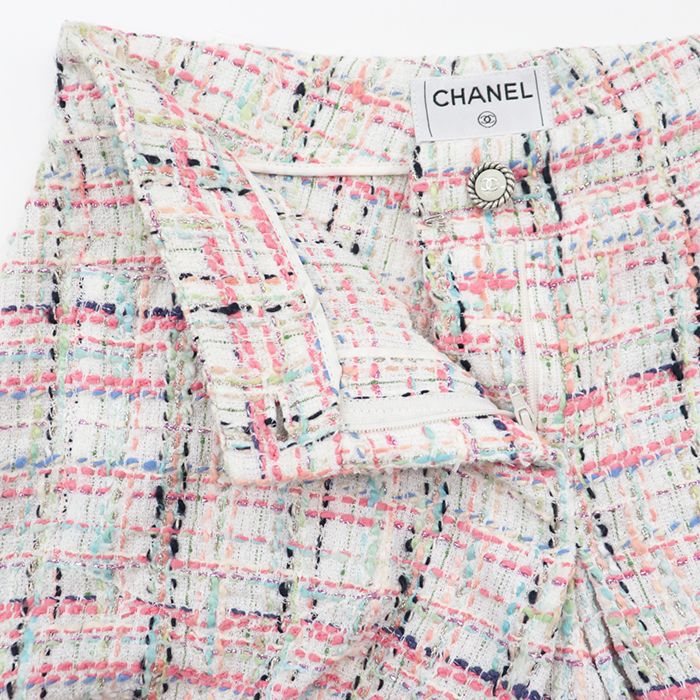 シャネルツイード ショートパンツ キュロット シャネルツイード ショートパンツ キュロット