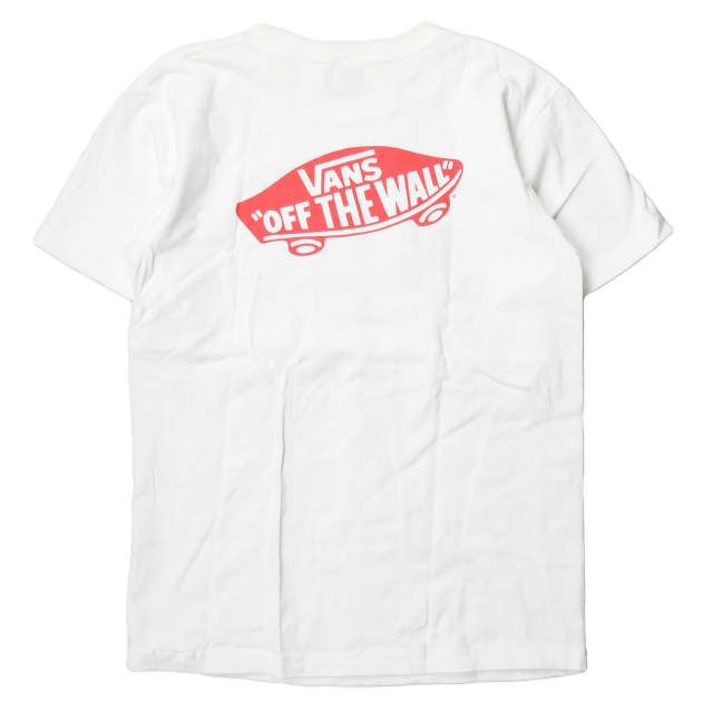 SSZ x VANS エスエスゼット エスエスズィー バンズ 別注 裏VANS プリントクルーネックTシャツ VA16HS-MT50BM S ホワイト 半袖 BEAMS SURF&SK8 トップス g10745