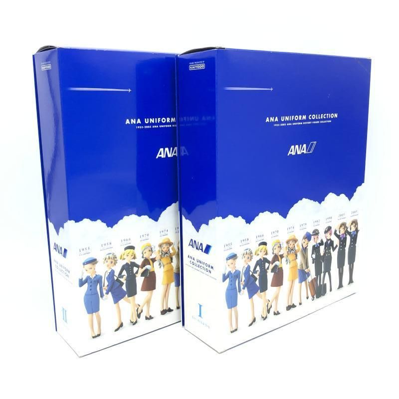 海洋堂 ANAユニフォームコレクション 収納BOX1-2 フィギュア10体セット 6