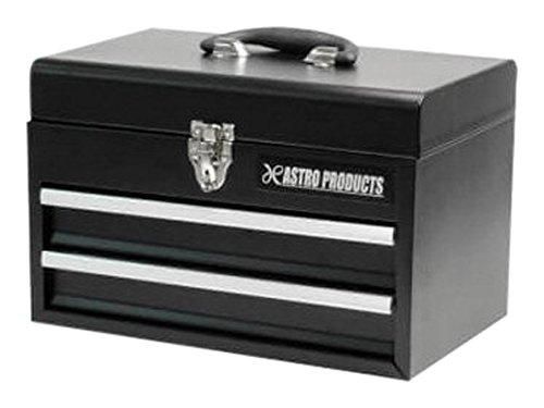 【新品・2営業日で発送】アストロプロダクツ コンパクトツールボックス　2段ベアリング　ブラック 2003000003680 1個