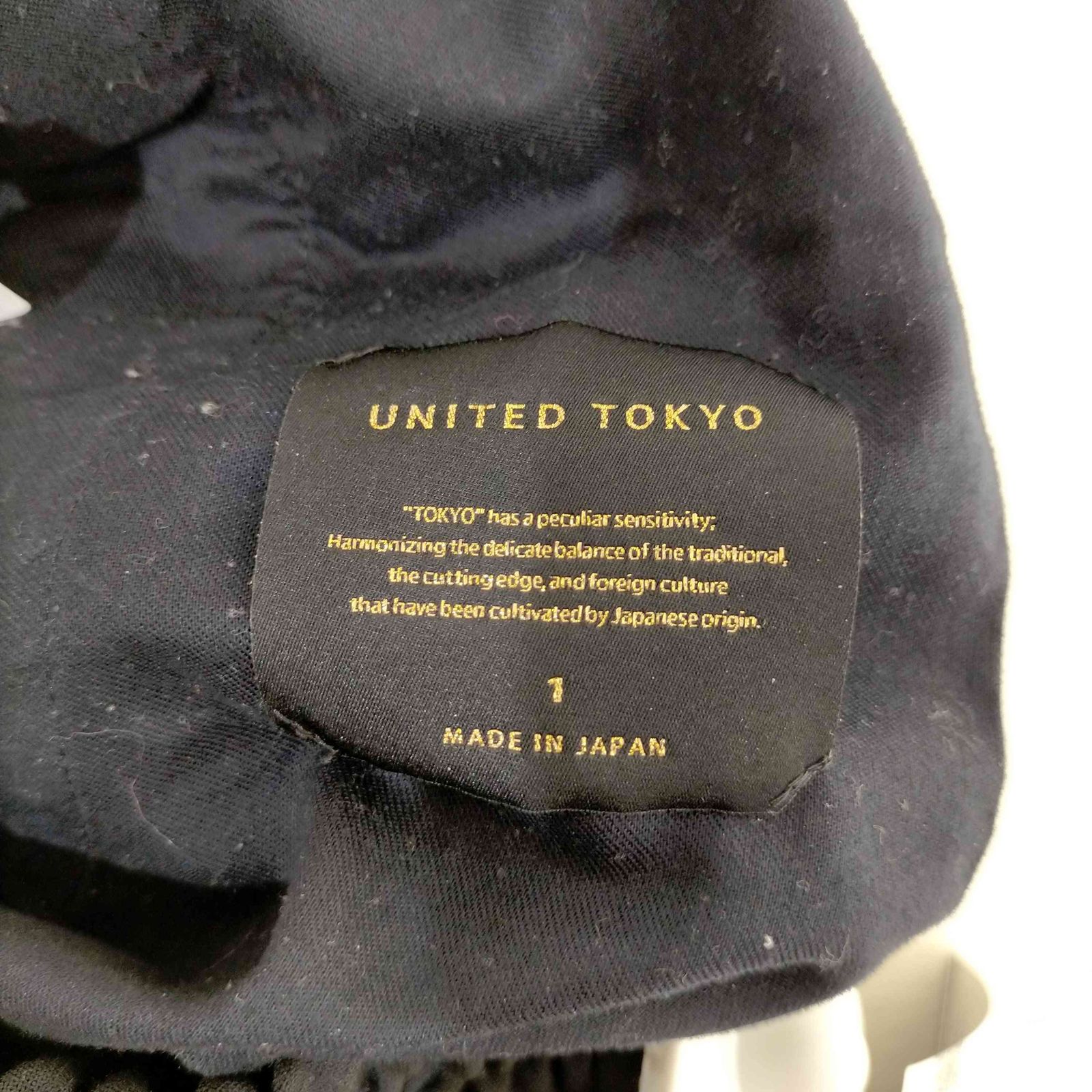 【UNITED TOKYO】サイドボタントラックパンツ ユナイテッドトウキョウ UNITED TOKYO サイドライン スナップ