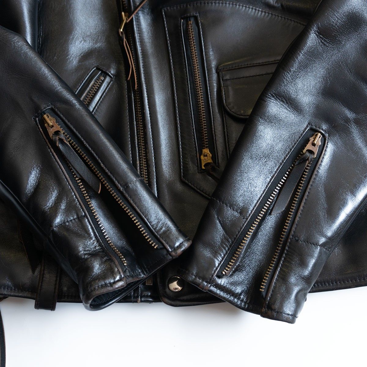 Buco ブコ リアルマッコイズ J−100　茶芯　ホースハイド　ライダース　黒 BUCO J-100 JACKET