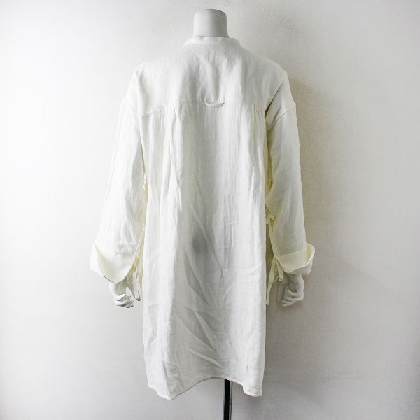 美品 定価4.1万 2021SS Uhr ウーア Side Open Atelier Shirts サイドオープン アトリエシャツ/オフホワイト-.【2400012863705】