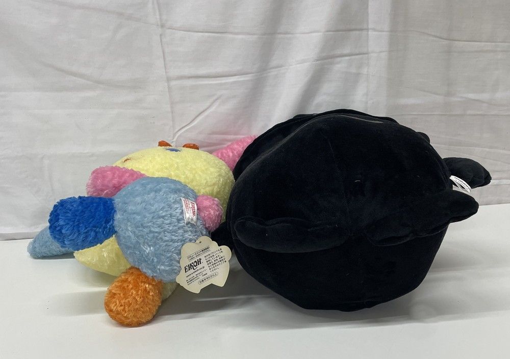 ナムコ わくわくブラックフライデー ぬいぐるみ ハンギョドン 他 セット ポチャッコ、ハンギョドンたちが真っ黒に！ブラックフライデー