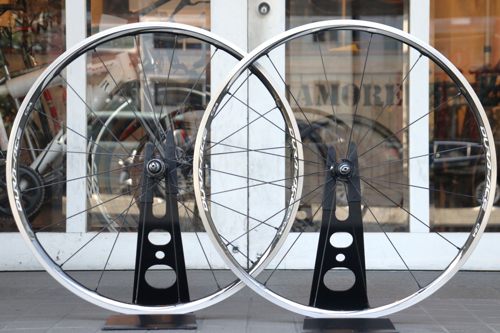 シマノ SHIMANO デュラエース DURA-ACE WH-9000 C24 アルミ カーボン クリンチャー ホイールセット シマノ11S|12S 横浜店