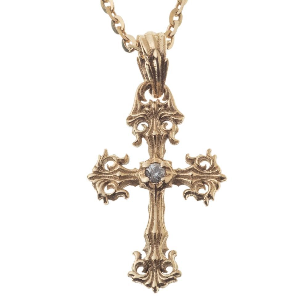 ダイヤモンドゴールドクロスチャーム アルテミスクラシック