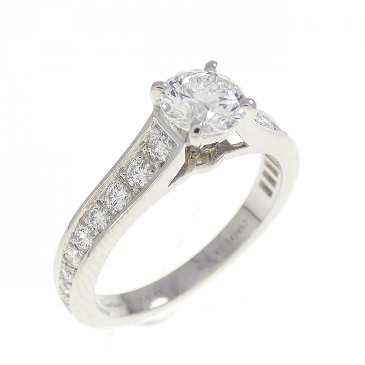 カルティエ 1895 ソリテール リング 0.43CT E VS1 3EXT