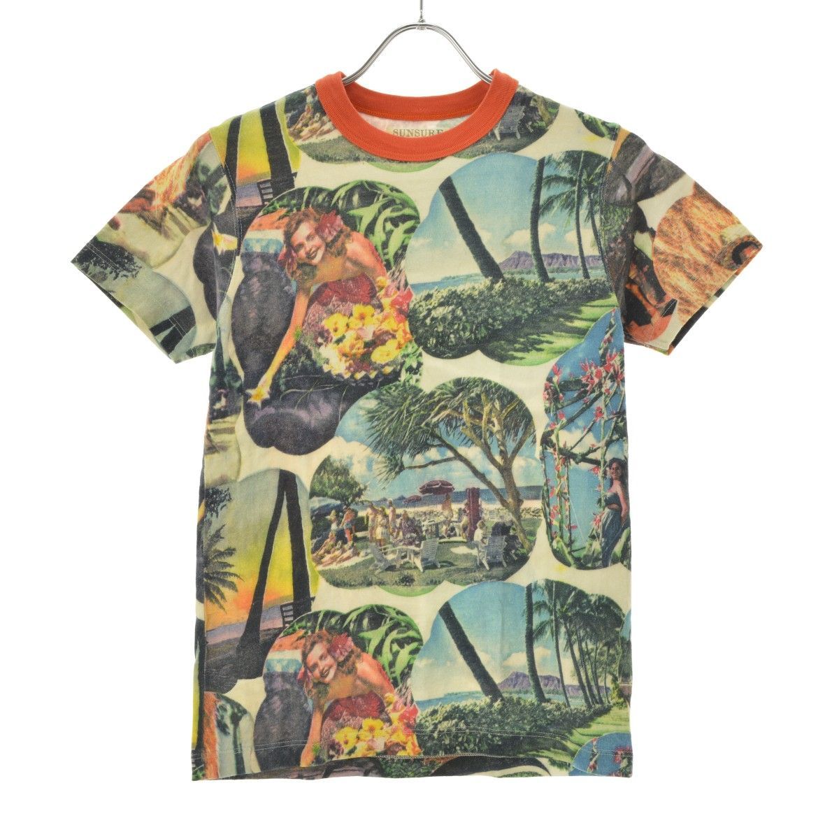 【SUNSURF】SS77227 HAWAIIAN PICTURE PRINT ハワイアン ピクチャープリント半袖Tシャツ