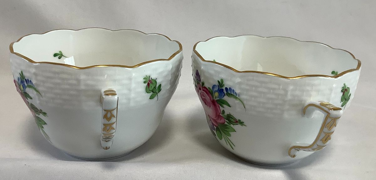 163u HEREND ヘレンド チューリップの花束 カップ＆ソーサー 2