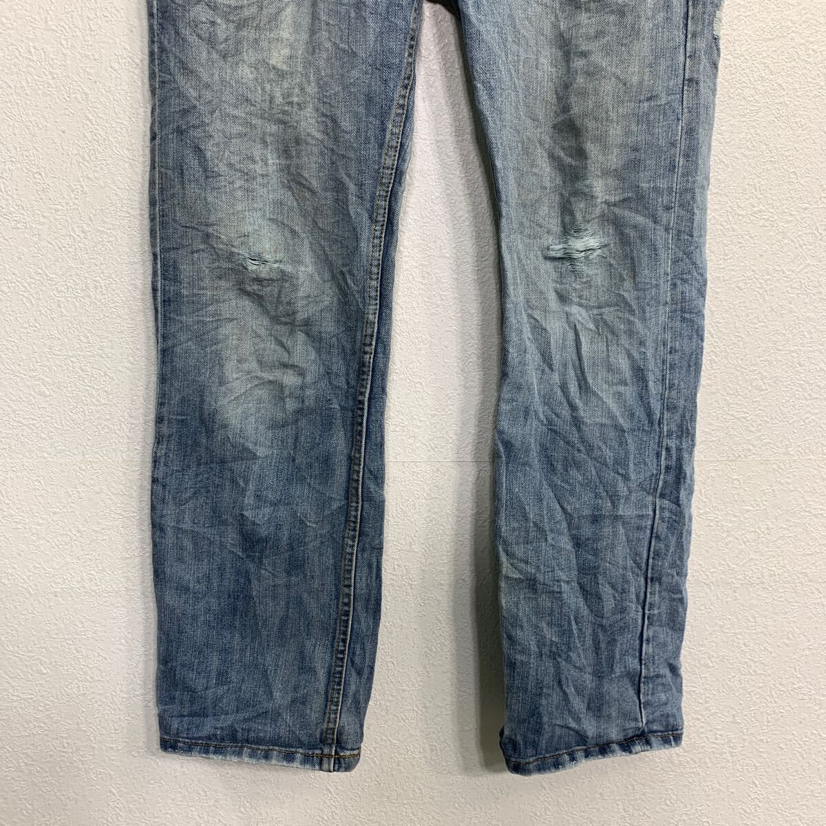 DIESEL デニムパンツ W32 ディーゼル ボタンフライ ブルー コットン 古着卸 アメリカ仕入 2501-923