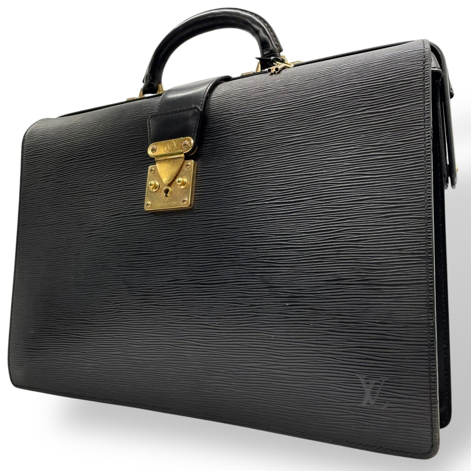美品 LOUIS VUITTON ルイヴィトン ビジネスバッグ エピ セルビエット 