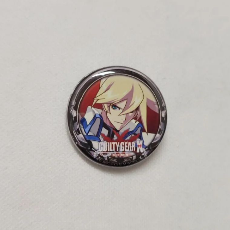 貴重　GUILTY GEAR カイ＝キスク　缶バッジ メタリック缶バッジ カイ＝キスク【MeeToMa ミートマ｜アニメ