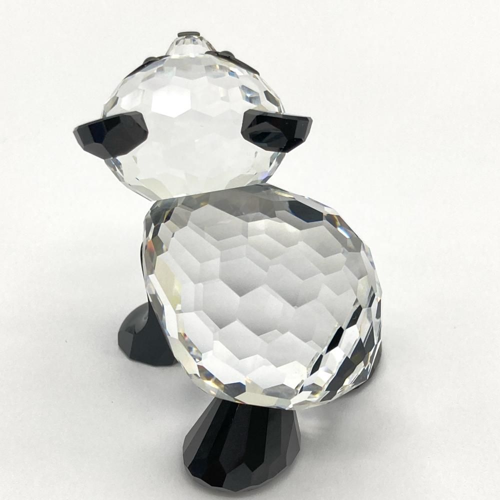 SWAROVSKI - スワロフスキー SWAROVSKI マザーパンダ オブジェ 置物 181080 クリア【中古】 スワロフスキー SWAROVSKI マザーパンダ オブジェ 置物 181080