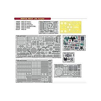 (未使用･未開封品)　エデュアルド 1/48 ビッグエド MiG-27 トランぺッター用 プラモデル用パーツ EDUBIG49168 qdkdu57