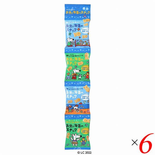 メイシーちゃんのおきにいり お魚と海藻のスナック 10g×4 6個セット 創健社