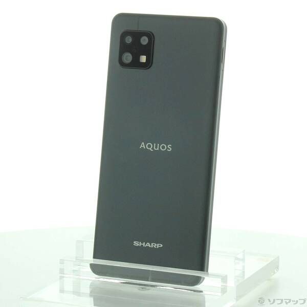 中古品〕 AQUOS Sense6 64GB ブラック SH-RM19 楽天 SIMフリー【269