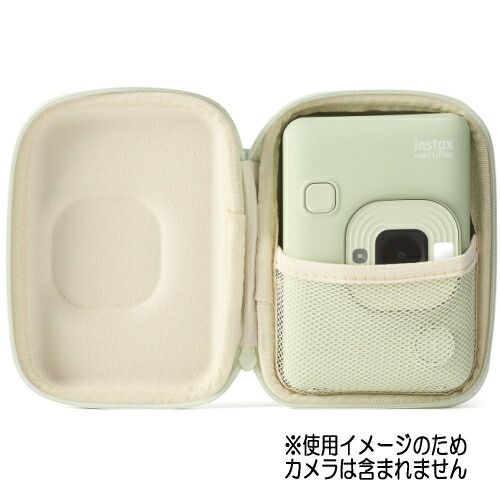 富士フィルム リプレイC用カメラケースグリーン　INS MINI LIPLAY C CASE G