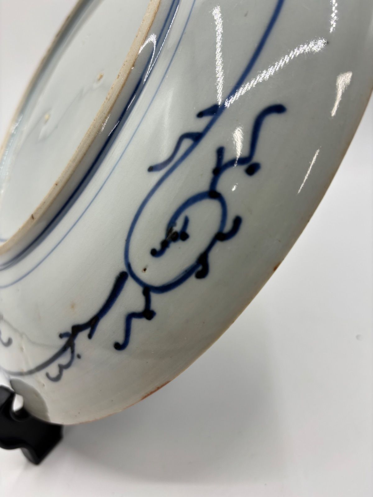 古伊万里　志田窯　龍紋様　染付皿　25.9センチ 古伊万里 志田窯 龍紋様 染付皿 25.9センチ - メルカリ