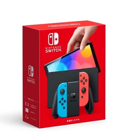 Nintendo Switch有機ELモデル ネオンブルー/(R) ネオンレッド - メルカリ
