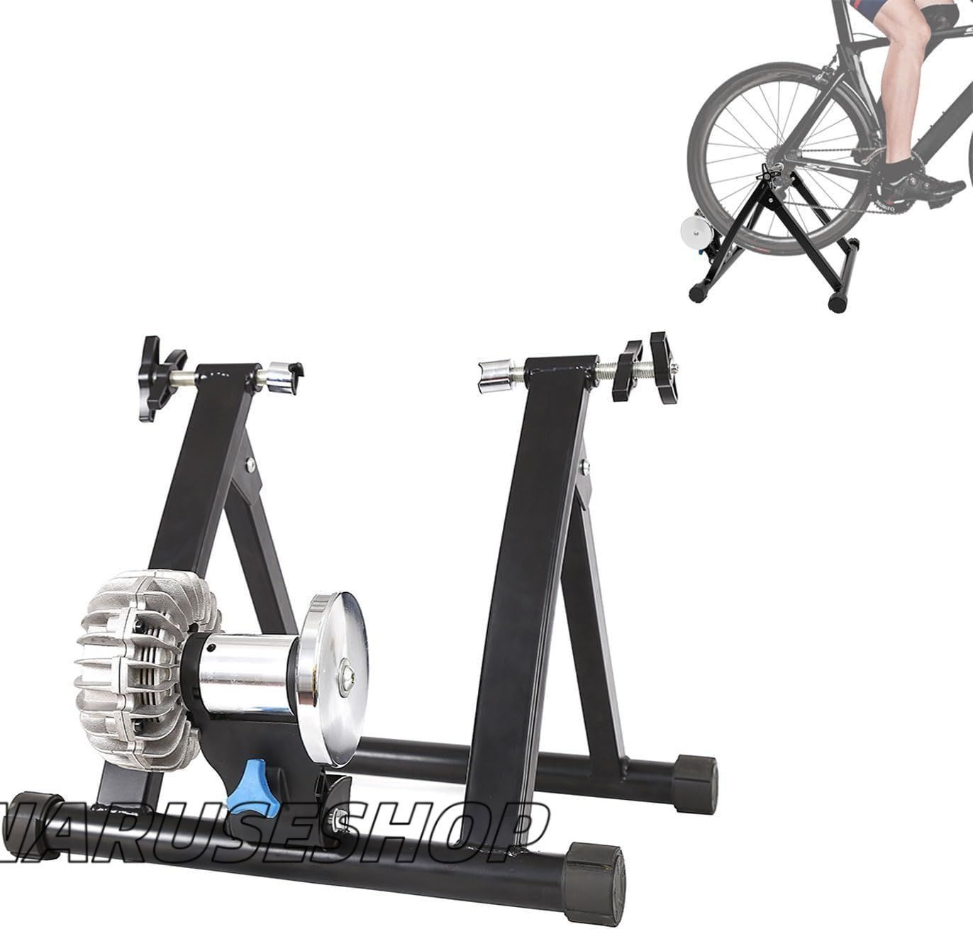 折りたたみ自転車トレーナースタンド 屋内自転車固定ブラケットは24インチから29インチのバイクに適合