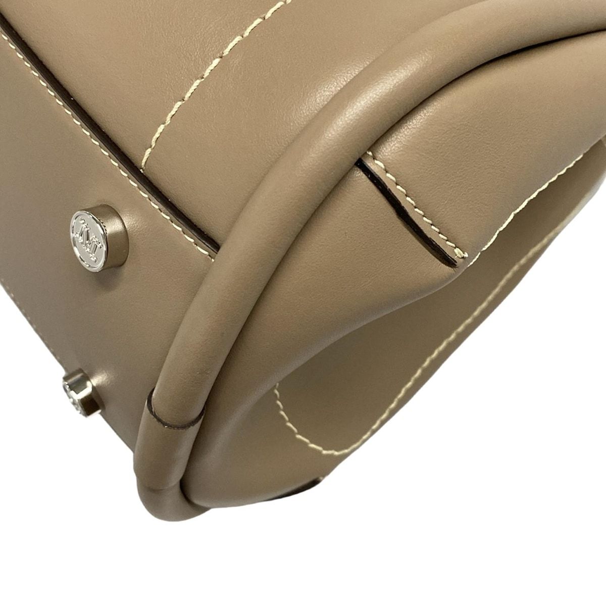 Max Mara(マックスマーラ) ハンドバッグ美品 マリン グレー Max Mara(マックスマーラ) ハンドバッグ美品 マリン グレー