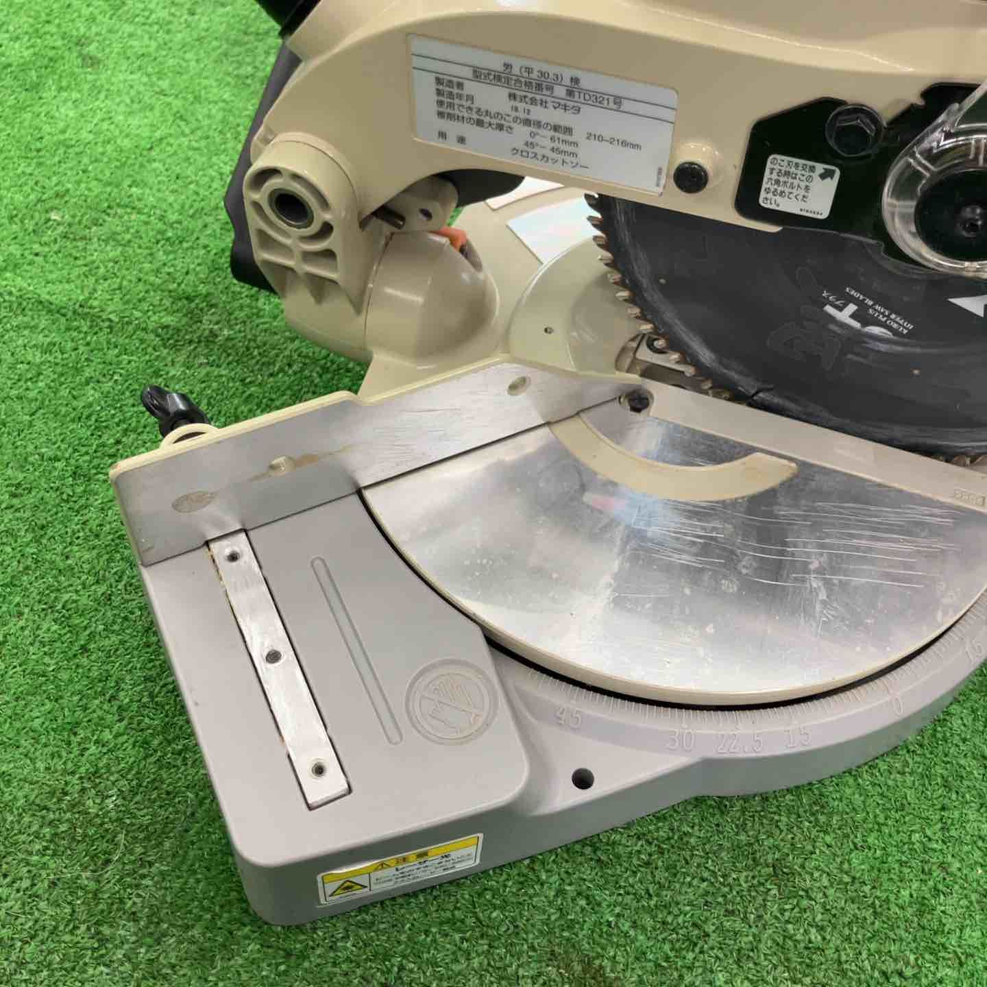 中古品】 マキタ/makita 216mm卓上マルノコ レーザー付・LS0840FL