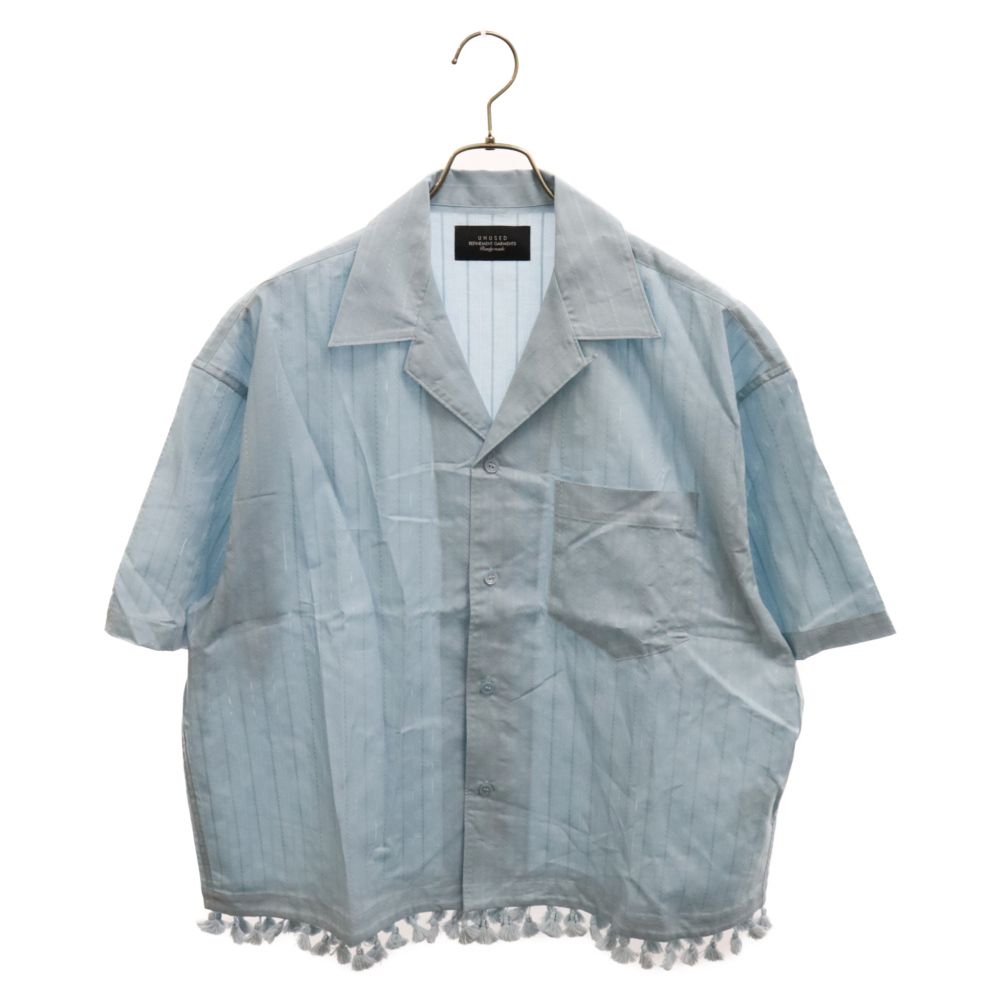 UNUSED (アンユーズド) Short sleeve fringe shirt US2421 フリンジ 