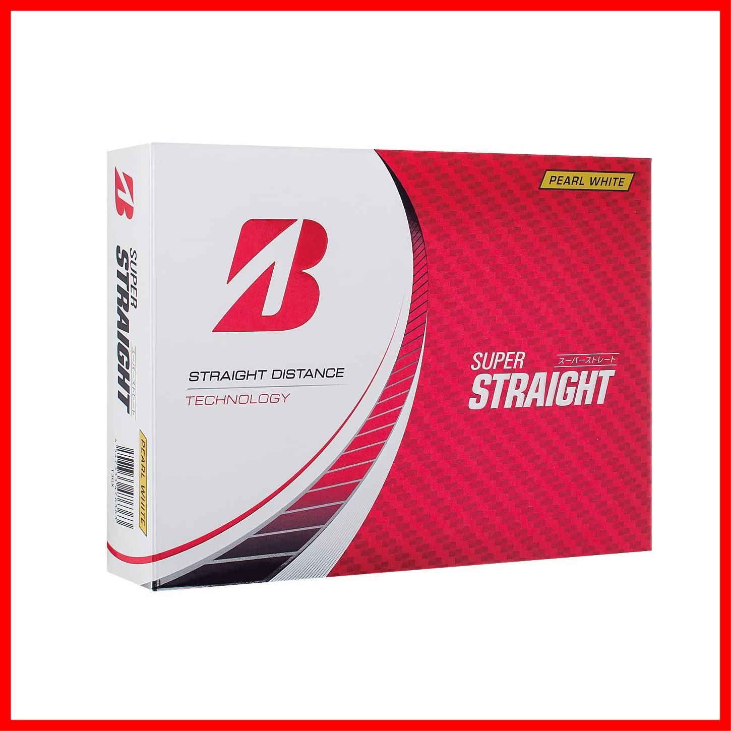 【最短発送】2023年モデル STRAIGHT SUPER 12球入 BRIDGESTONE(ブリヂストン)ゴルフボール