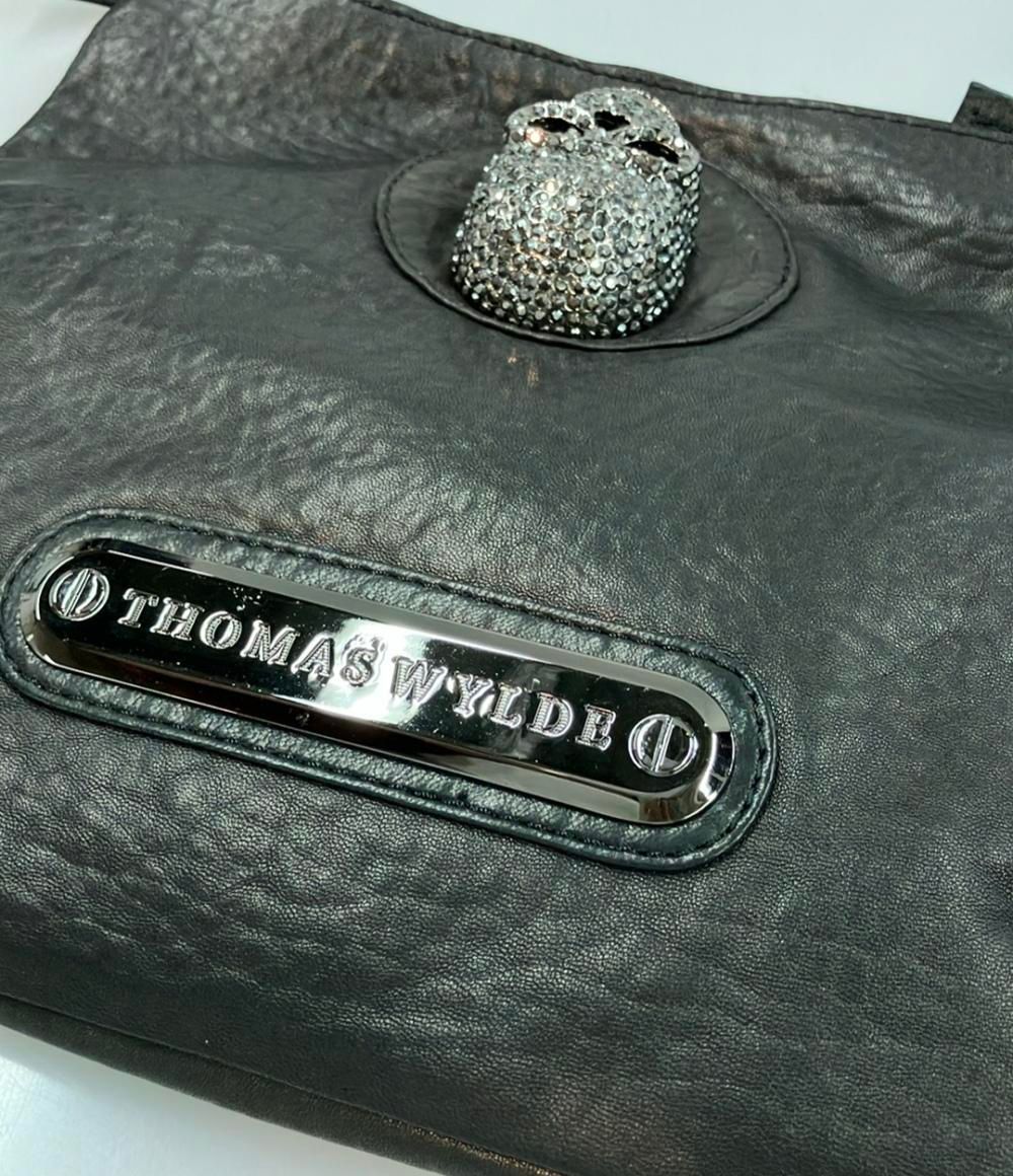 THOMAS トーマスワイルド セカンドバッグ 骸骨 メンズ THOMAS WYLDE