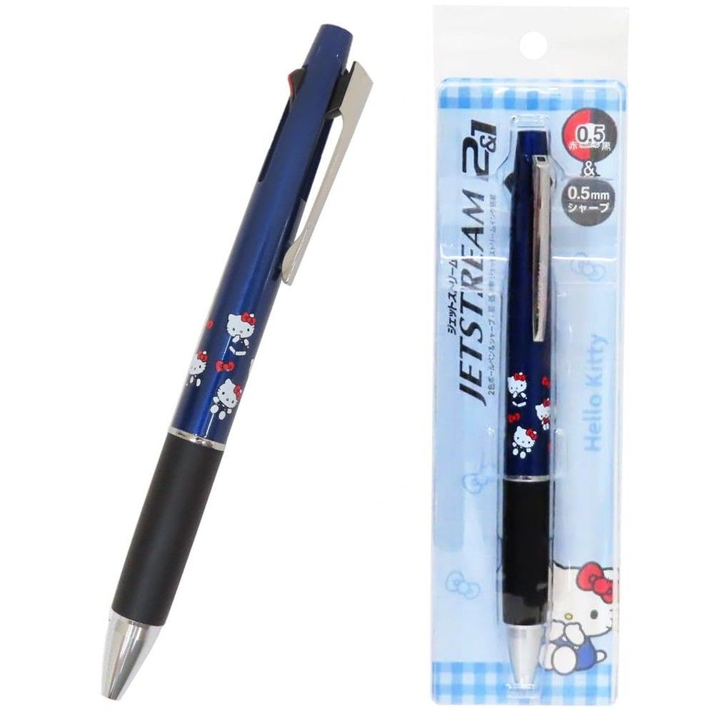 サンリオ ハローキティ ジェットストリーム 2&1 0.5mm 2色 ボールペン