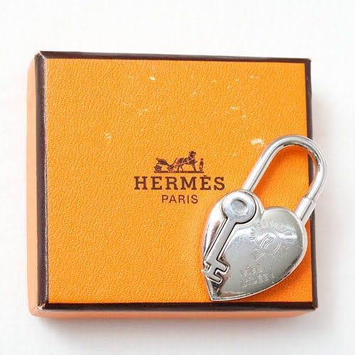 エルメス HERMES カデナ ハート 2004年限定 シルバー金具 ロックハート