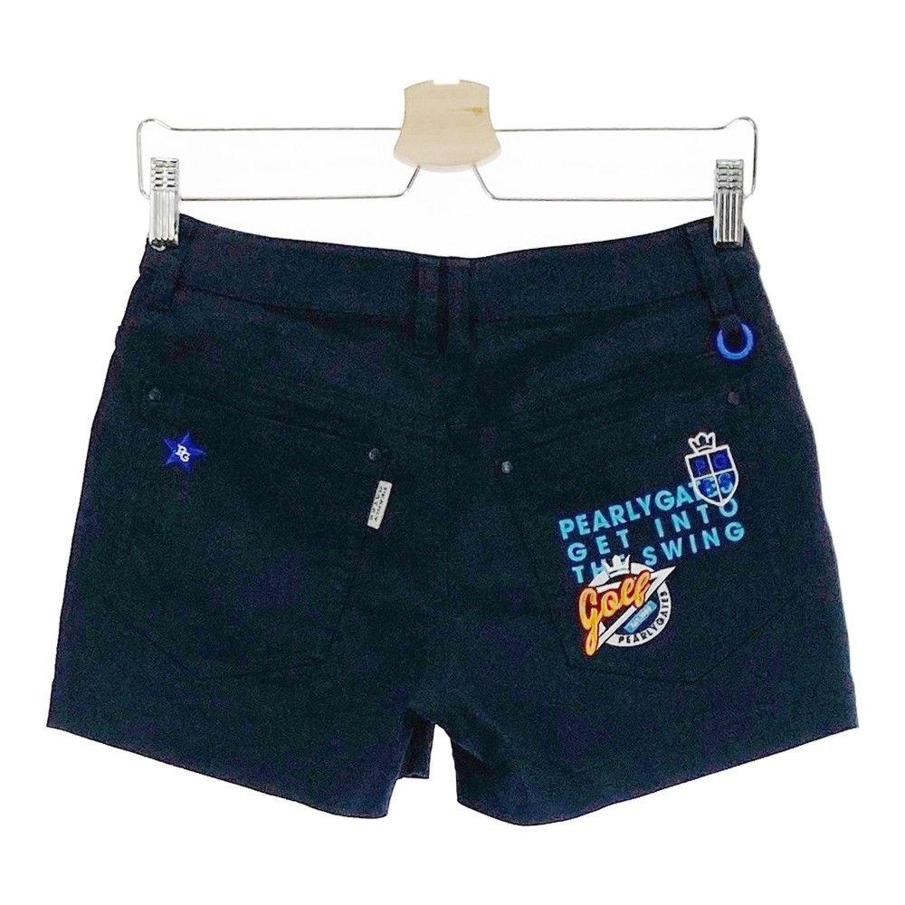 サイズ：00 PEARLY GATES パーリーゲイツ  ストレッチショートパンツ  ネイビー系 [240101473423] ゴルフウェア レディース ストスト サイズ：00 PEARLY GATES パーリーゲイツ ストレッチ ショート