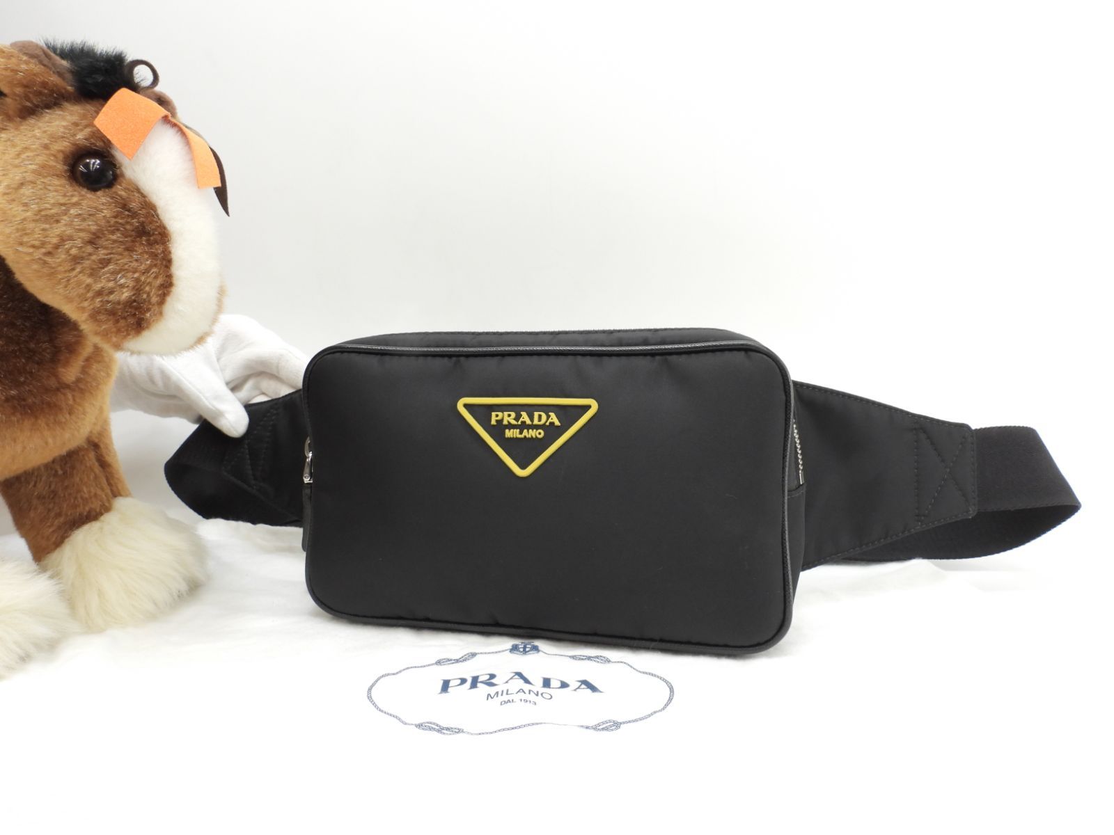 バーバリー ヴィンテージチェック＆ナイロン バムバッグ バーバリー