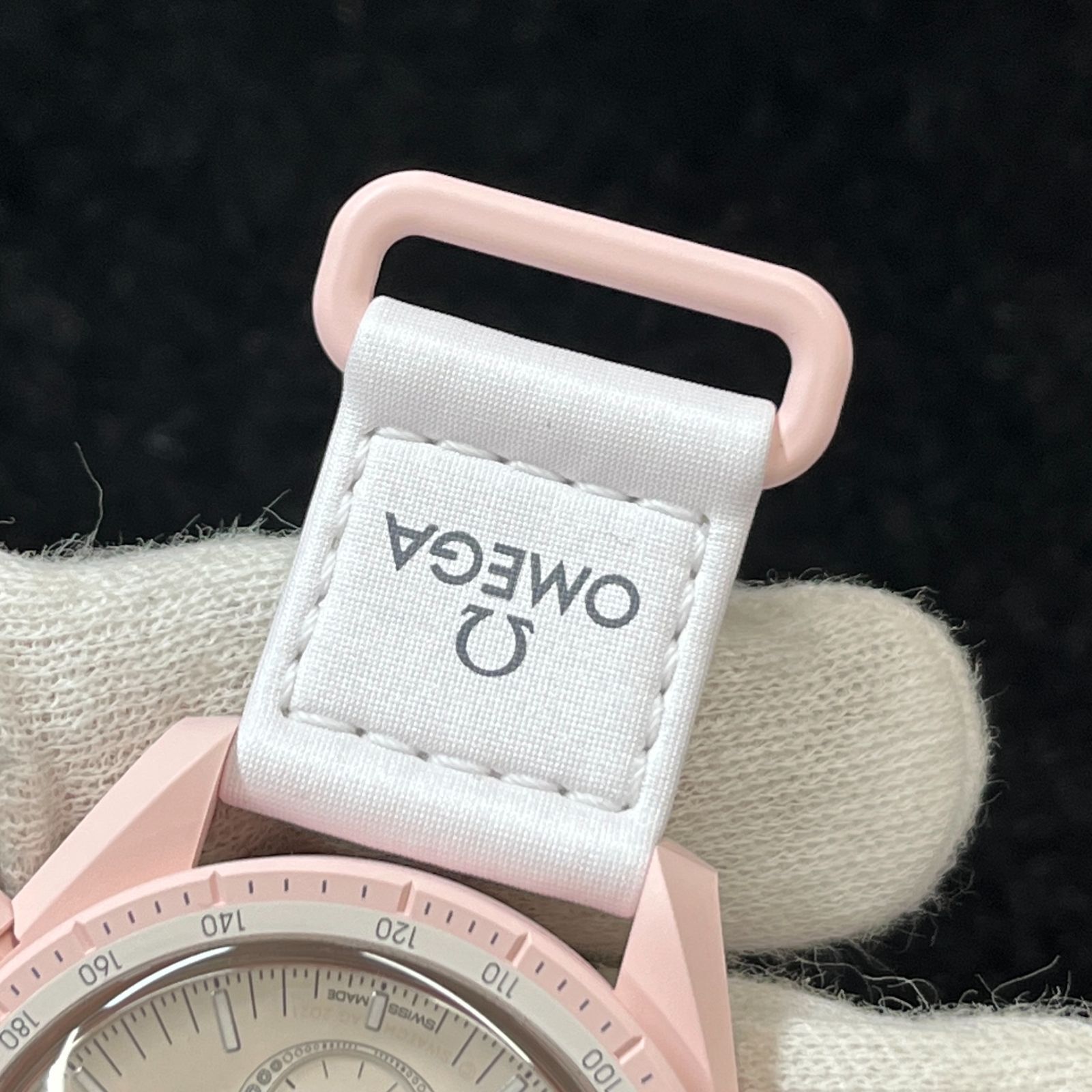 未使用品】SWATCH S033P100/MISSION TO VENUS/腕時計/セラミック