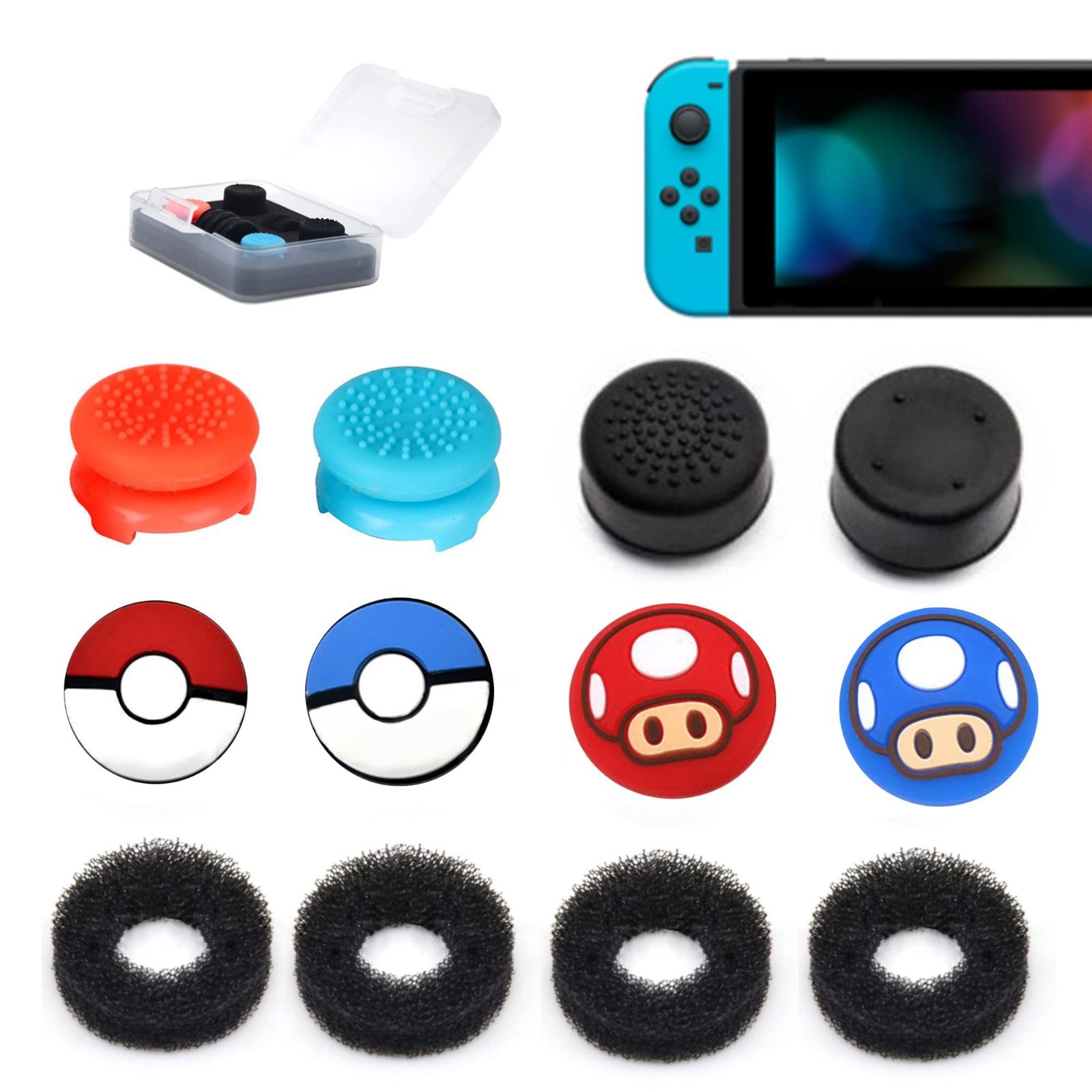 SOLD】Nintendo Switch light スティック用カバーブルー