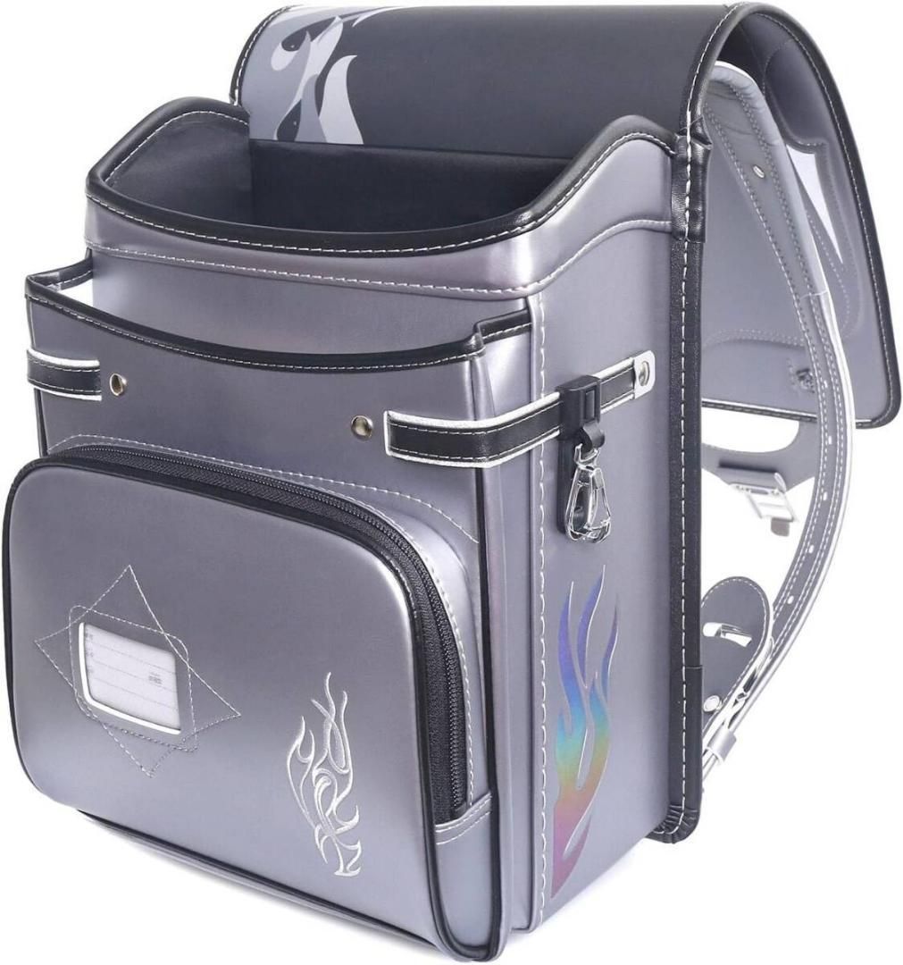 ランドセル シルバー 銀 男の子 軽い ワンタッチロック クール おしゃれ 刺繍 軽量 男子 1年生 入学 プレゼント