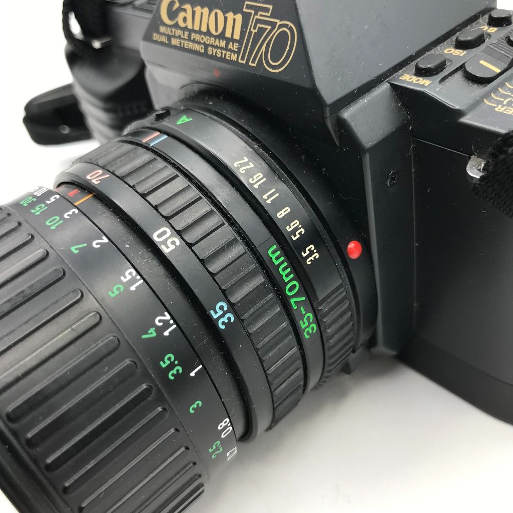 Canon T50 とFD35-70mmレンズ ジャンク相当品 - フィルムカメラ