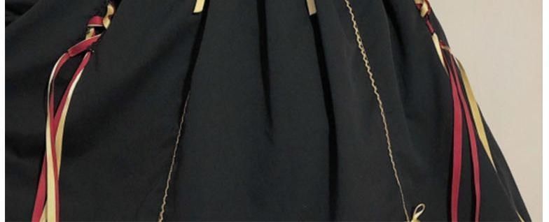 魔法少女風 黒色 ロリータ小魔女OPワンピース 衣装セット 新品未使用 魔法少女風 黒色 ロリータ小魔女OPワンピース 衣装