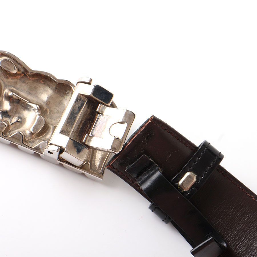 カルティエ エレファントモチーフ レザー ベルト Cartier カルティエ エレファント 象 モチーフ ベルト ブラック