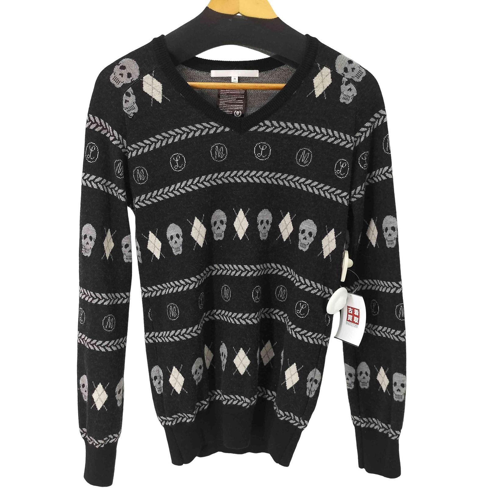 MARK&LONA アーガイルニットセーター（美品） 中古 メンズ