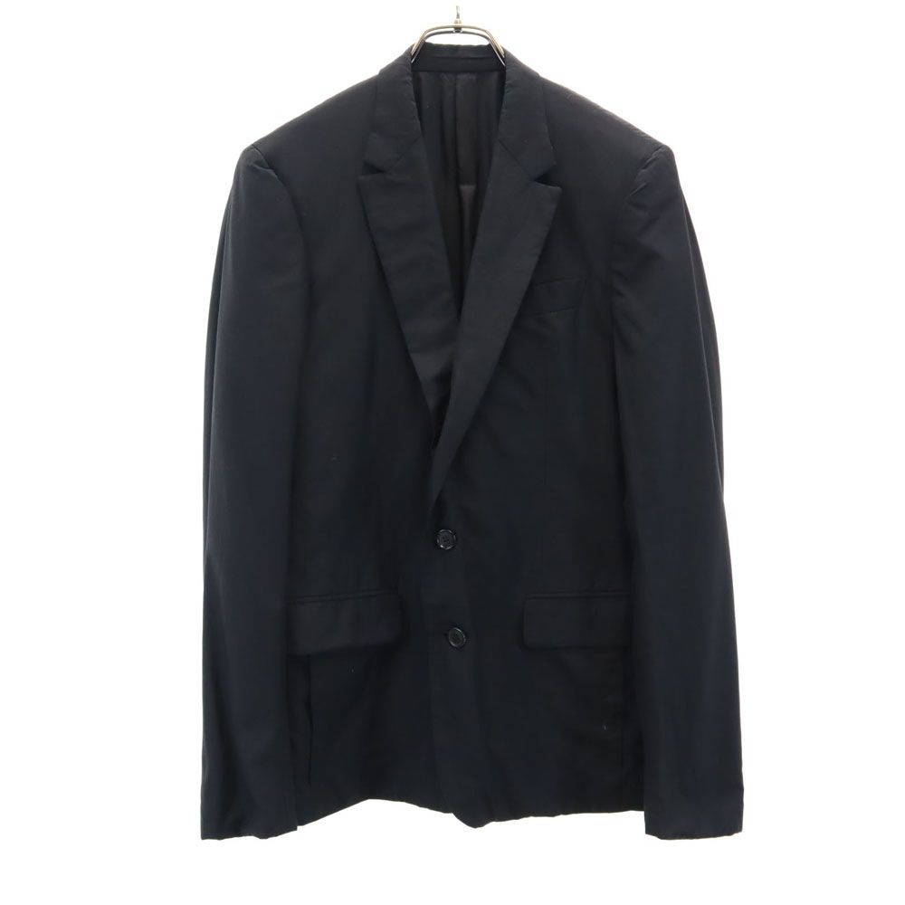 KRIS VAN ASSCHE ブラック テーラードジャケット クリスヴァンアッシュ イタリア製 テーラードジャケット 48