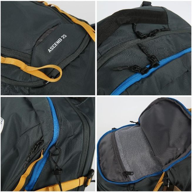 新品 (ザ・ノースフェイス) THE NORTH FACE ASCEND LT 25 NM2SQ11 メンズ レディース 25L 通気性 メッシュ素材 レインカバー 通学かばん カジュアル ストリート