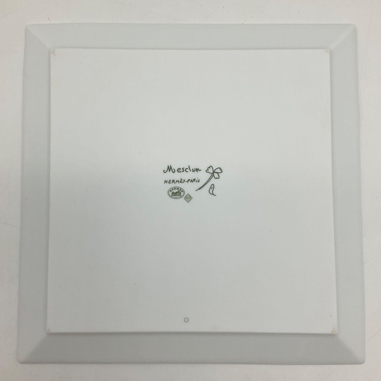 エルメス　メスクラン　スクエアプレート　19cm HERMES エルメス Mesclun メスクラン 食器 プレート 皿 スクエア