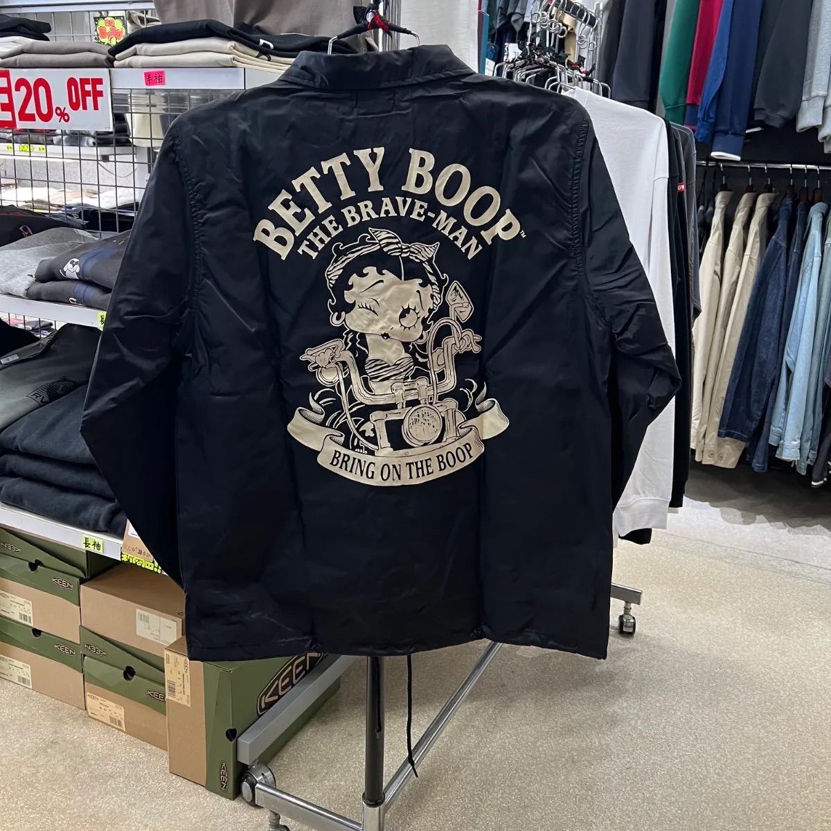 BRAVEMAN ブレイブマン⚫︎長袖 コーチジャケット ブラック M L