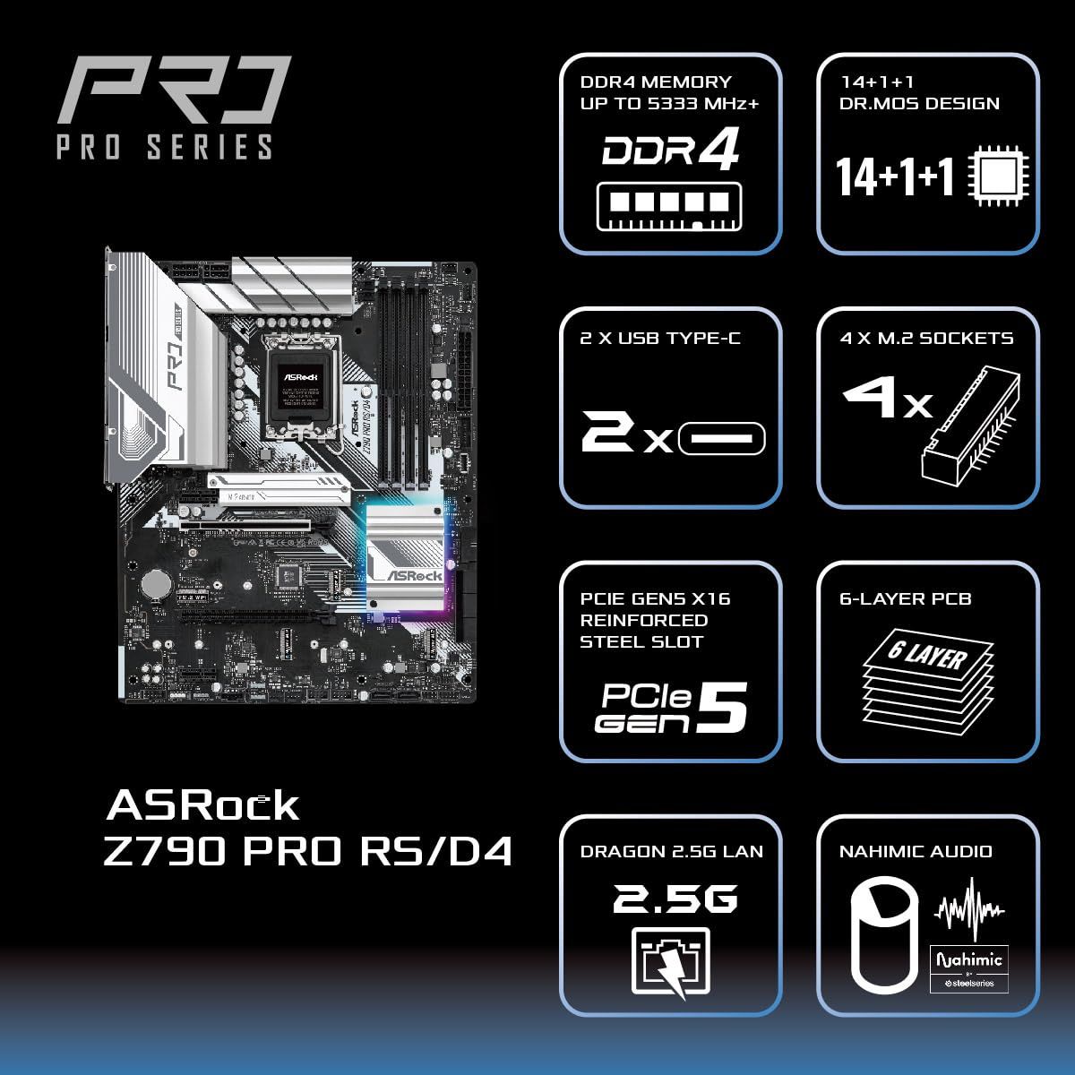 マザーボード cpu 13600kf ASROC z790 PRO RS D4 Amazon.co.jp: ASRock マザーボード Z790 Pro RS/D4 Intel 第12