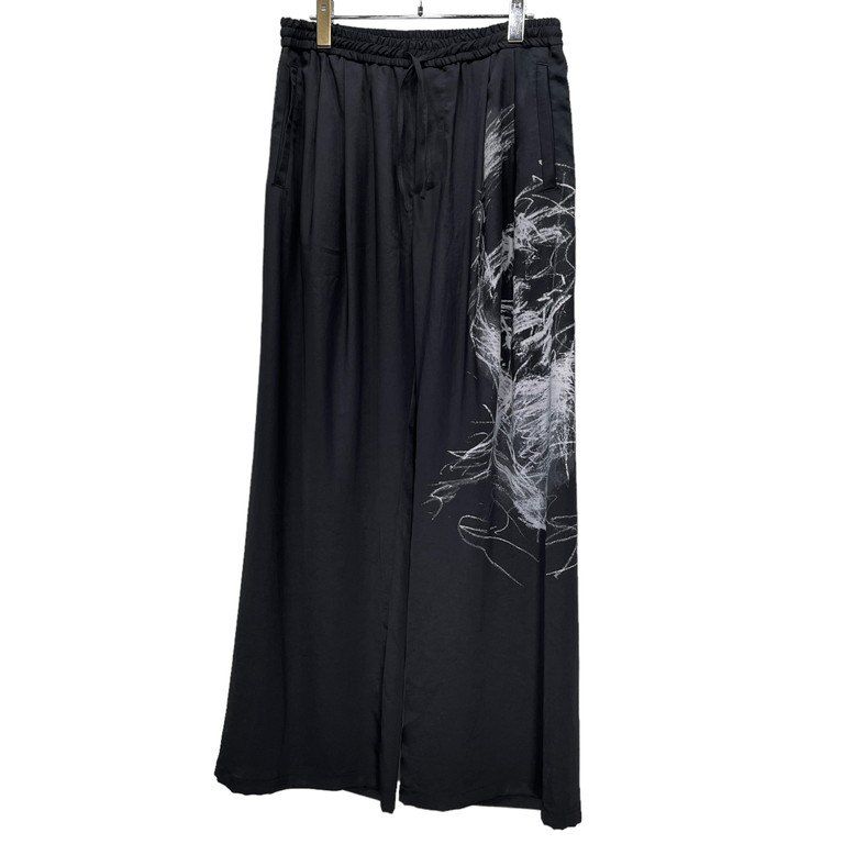 TAAKK 23AW DRAWING PRINT TROUSERS ドローイングプリントドロー